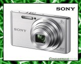 Sony DSCW830S 20.1MP 8x Zoom Digital Camera Silver 