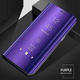 iPhone 8 Mirror Flip Case Purple