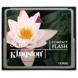 Kingston 8 GB CompactFlash (CF) Card - 1 Card