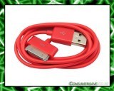USB Charger Cable Cord for iPod/Nano iPhone ipad RED 