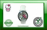 Hello Kitty Watch with Diamantes - White Strap