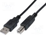 Digitus USB 2.0 Type A (M) to USB Type B (M) 1.8m Device Cable