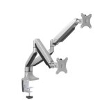 Brateck 13-32" Dual Monitor Counter-Balanced Stand with Clamp Base
