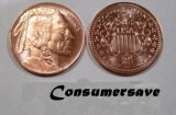 Tube of (25) - NMS 1/4 Ounce Copper Round - 2011 Indian Head 