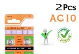 2pcs/pack LR1130 389 SR1130 AG10 Button Battery 189 LR54 Cell Coin Alkaline Batteries 1.55V SR54 389 189 For Watch Toys Remote