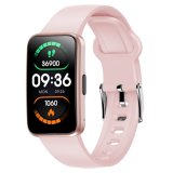 HAMTOD V300 1.47 inch TFT Screen Smart Watch, Support Heart Rate Monitoring / Body Temperature Monitoring(Pink)