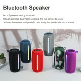 T&G TG663 Portable Colorful LED Wireless Bluetooth Speaker Outdoor Subwoofer(Red)
