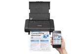 Canon PIXMA TR150 Portable Inkjet Printer (Battery included) - Colour - 4800 x 1200 dpi Print - 50 Sheets Input - Wireless LAN - Wireless PictBridge, Apple AirPrint, Mopria, PIXMA Cloud Link - 500 Pages Duty Cycle - Photo Print - USB