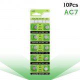 10Pcs/card Coin Cells AG7 1.5V Lithium Button Battery LR927 LR57 SR927W 399 GR927 395A Alkaline Batteries