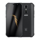 AGM A9 Rugged Phone, 4GB+64GB IP68 Waterproof Dustproof Shockproof, Fingerprint Identification, 5400mAh Battery, 5.99 inch Android 8.1 Qualcomm SDM450 Octa Core, Network: 4G, OTG, NFC, JBL Sound (Black)