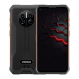 DOOGEE V10 5G Rugged Phone, Non-contact Infrared Thermometer, 8GB+128GB IP68/IP69K Waterproof Dustproof Shockproof, MIL-STD-810G, 8500mAh Battery, Triple Back Cameras, Side Fingerprint Identification, 6.39 inch Android 11.0 Wireless Charging NFC Orange