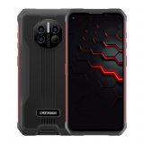 DOOGEE V10 5G Rugged Phone, Non-contact Infrared Thermometer, 8GB+128GB IP68/IP69K Waterproof Dustproof Shockproof, MIL-STD-810G, 8500mAh Battery, Triple Back Cameras, Side Fingerprint Identification, 6.39 inch Android 11.0 Wireless Charging NFC (Red)