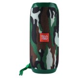 T&G Portable Bluetooth Speaker Wireless Bass Column Waterproof dustproof, shockproof Outdoor Speaker Support AUX TF USB(Camouflage)