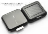 Solar Battery Charger for iPhones, iPods, and USB Devices 