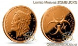 1 Ounce Copper Round Zombucks™ - Morgue Anne #2 - Final Mintage 110,602 