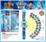Paw Patrol kids Digital Wrist Watch with 3D Projector function 20 Images with Stickers