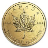 1 gram gold coin - 2017 50c Canadian MapleGram - Royal Canadian Mint RCM