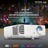 ViewSonic PX701-4K 3840x2160 3200lm 16:9 Projector