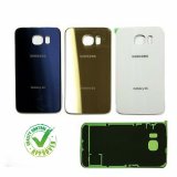 Samsung Galaxy S6 Glass Back Rear Battery Cover with Adhesive (BLUE)