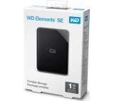 WD Elements SE Portable 2.5" USB 3.0 1TB Black External HDD