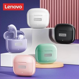 Lenovo LP40 Pro TWS Earphone Bluetooth 5.1 Wireless IPX5 Waterproof Headphones (Purple)