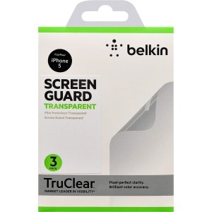 Belkin iPhone 5 Screen Overlay,PET, IPHNX, Clear, 2-Pack - iPhone