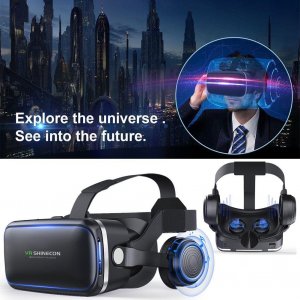 VR shinecon 6.0 Standard edition and headset version virtual reality 3D VR glasses headset helmet
