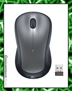 Logitech M310t Full Size Wireless Nano Mouse ~ Silver