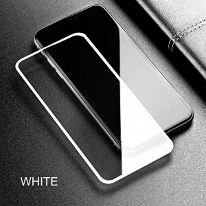 iPhone X XS Full Cover Screen 9H Protector Tempered Glass (BLACK)