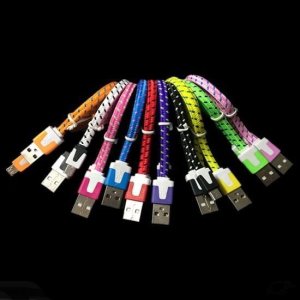 Micro USB Braided Cable for Samsung Sony Xperia HTC Blackberry NOKIA Android Phones 1M
