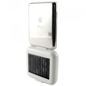 Solar Battery Charger for iPhones, iPods, and USB Devices