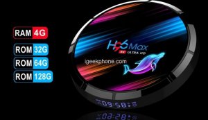 H96 Max X3 Android 9.0 Amlogic S905X3 4GB 32GB 2.4G/5G Dual WiFi USB3.0 BT4.0 8K 4K H.265 UHD Media Player