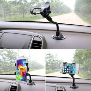 Universal Car Windshield/Dash 360°Rotating Car Phone/GPS Holder