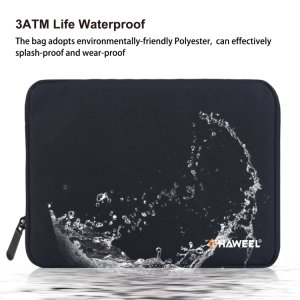HAWEEL 9.7 inch Sleeve Case Zipper Briefcase Carrying Bag Waterproof For iPad 9.7 inch / iPad Pro 9.7 inch, Galaxy, Lenovo, Sony, Xiaomi, Huawei 9.7 inch Tablets(Black)