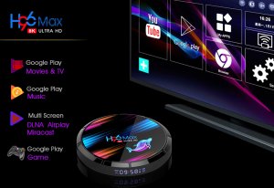 H96 Max X3 Android 9.0 Amlogic S905X3 4GB 32GB 2.4G/5G Dual WiFi USB3.0 BT4.0 8K 4K H.265 UHD Media Player w/Backlit Remote