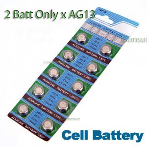 2 x 1.5v AG13 LR44 A76 L1154 RW82 303 357 SR44 5.4x11.6x11.6mm Cell Button Battery