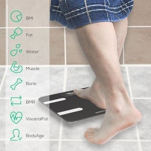 mbeat® "actiVIVA" Bluetooth BMI and Body Fat Smart Scale with Smartphone APP
