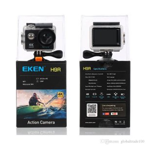 EKEN H9 Action Camera wifi Ultra HD Mini Cam 4K/30FPS 1080p/60fps 720P/120FPS underwater Waterproof Video Sports Camera (WHITE)