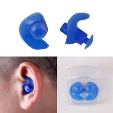 1 Pair Soft Ear Plugs Environmental Silicone Waterproof Dust-Proof Earplugs Diving Water Sports Swimming Accessories BLUE