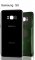 Samsung Galaxy S8 Back Rear Battery Cover with Adhesive w/Glass Lens(BLACK)2Logo