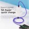 Baseus 5A USB Type C Cable For Huawei Mate 20 P30 P20 Pro Lite Samsung HTC MEIZU OPPO Xiaomi HonorMobile Phone(RED) 2M