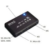 High Super Speed USB 2.0 Card Reader for SD / Mini SD / XD / CF / T-Flash / SDHC, MMC / MMC Micro / HS-MMC / RS-MMC / MMC Mobile / Mobile-Poketbnet / Micro, Drive / Micro SD, M2 / MS / MS PRO / MS DUO / HS-MS / Duo-Gaming