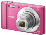 Sony DSCW810P 20.1MP 6x Zoom Digital Camera Pink