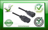 Power Cord 10A/250V IEC (M) to IEC (F) 1.8m Power Cord