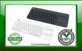 Logitech K400 Plus Wireless Keyboard with TouchPad Black