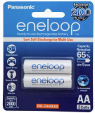 Panasonic Eneloop AA 2000mAh Rechargeable Batteries 2pack