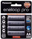 Panasonic Eneloop PRO AA 2500mAh Rechargeable Batteries 4pack
