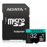 ADATA Premier Pro microSDHC UHS-I U3 A2 V30S Card with Adapter 32GB