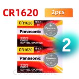 PANASONIC CR1620 2 Pcs 3V Lithium Battery BR1620 DL1620 ECR1620 Genuine