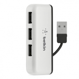 Belkin 4-port Travel Hub - USB - External - 4 USB Port(s) - 4 USB 2.0 Port(s)
